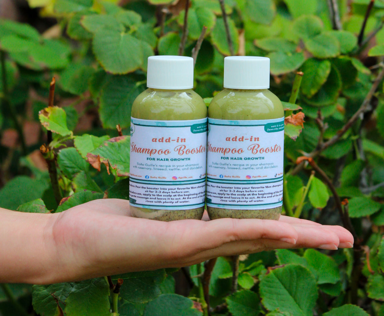 Hair Booster Power Pack – 4 Herbal Boosters for Maximum Results (Doña Guille’s Formula – Save More, Grow More)