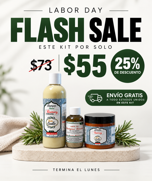 ⚡ FLASH SALE: 5X Hair Growth Kit 🌿 | 25% OFF + FREE SHIPPING 🚚